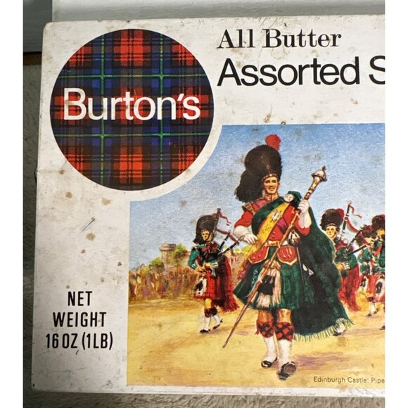 Burtons All Butter Assorted Scottish Shortbread Tin Scots Quard at Edinbourg Cas - Picture 7 of 12